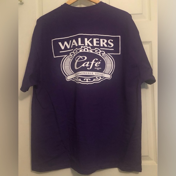 Walker’s Cafe Madisonville TX NEW T-Shirt Purple XXL - Picture 2 of 6